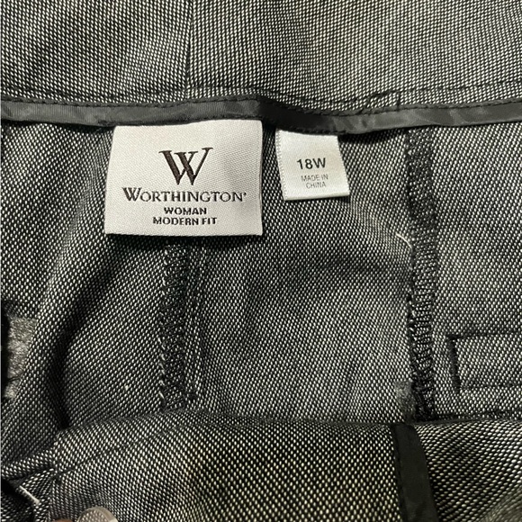Worthington Modern Fit Trouser Leg Dress Pants - Picture 12 of 13